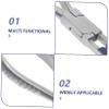 SEWOART Rimless Glasses Repair Supply Eyeglass Frame Pliers Optical Optician Tool Flat Nose Pliers for Glasses view 3