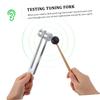 BESTonZON 1set Aluminum Ear Fork Tuning Fork Healing Tools for Ear Cleaning Clinical Hearing Test view 3