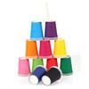 FOMIYES 100pcs Pink Cups Thicken Disposable Paper Cups Craft Diy for Boys and Girls Art view 1
