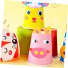 FOMIYES 100pcs Pink Cups Thicken Disposable Paper Cups Craft Diy for Boys and Girls Art view 2