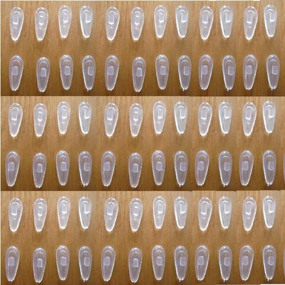 36 Pairs 72 Pcs Soft Eyeglasses Nose Pads Screw in Or Push in Silicone Comfort Air Chamber Cushion Anti Slip Flexible Nose Pieces for Glasses Replacement Part