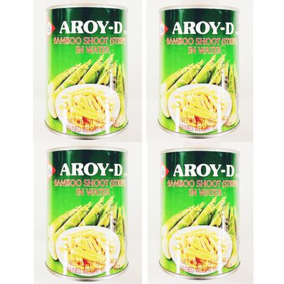 Bamboo Shoot Strips in Water, 19 oz, Pack of 4