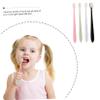 Ipetboom Soft Bristled Toothbrush for Adults Portable u Shaped Toothbrush Firm Bristles 16pcs Set Random Color view 3