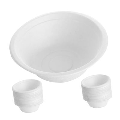 Ipetboom Large Serving Bowls Paper Bowl Tableware Snack Container Soup Container Outdoor Event Supplies
