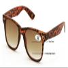 V.W.E. Classic Progressive Bifocal Reading SunGlasses - No Line or Bubble Reader - Clear on Top (Tortoise, 1.75, x) view 2