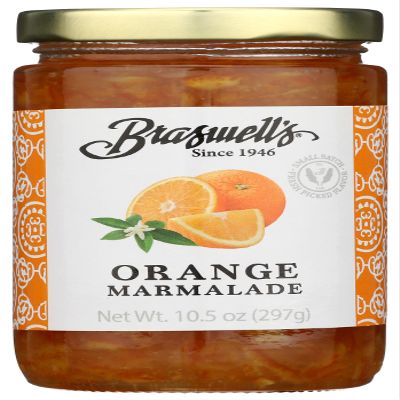 Braswell's Orange Marmalade, 10.5 Ounces (Pack Of 6)