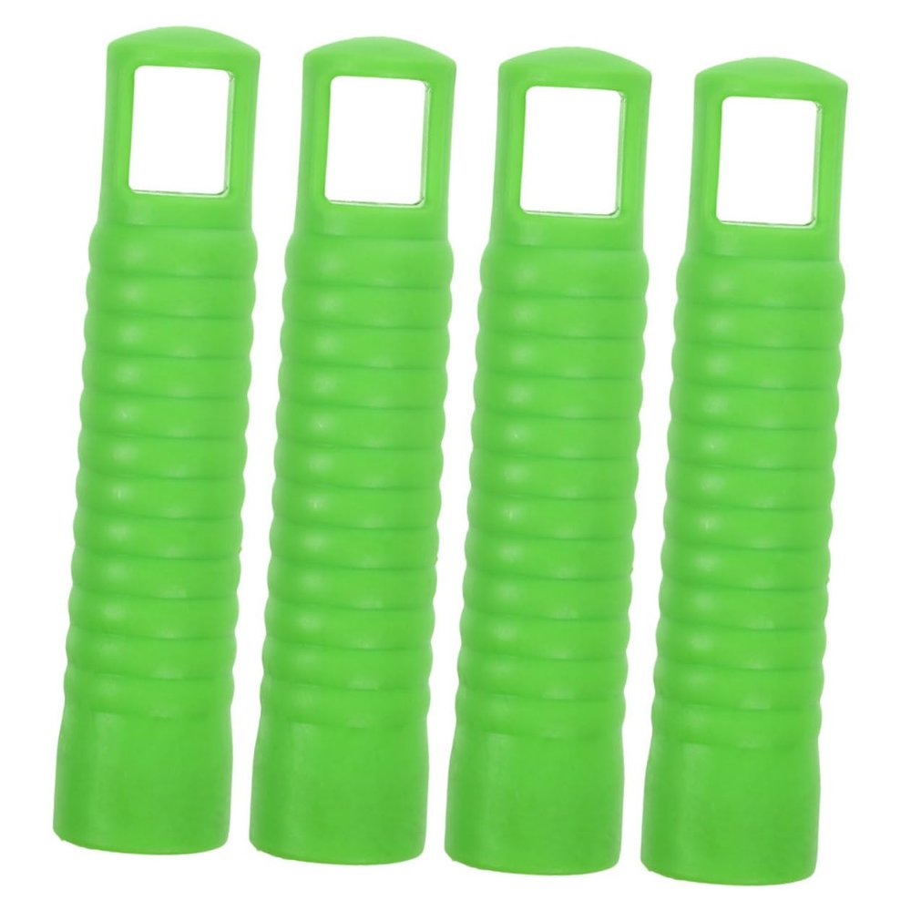 Baluue 4pcs Ergonomic Mop Handle End Sleeve Mop Adapter Cedar Attachments Dustpan Pole Handle Replacement