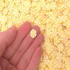 10mm Lemon Yellow Peppermint Polymer Clay Sprinkles, Large Fake Candy Slices for Crafts, Miniature Faux Mint for Fake Bake, Slime, Nail Art, Decoden (Container) view 2
