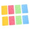 HOMOCONO 8pcs Reusable Dish Cleaning Sponge Scrubber Absorbent Sponges for Pots and Dishes Non-Scratch Kitchen Cleaning Pads Skin Tone view 1