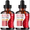 (2 Pack) Glucopath Drops, Official Glucopath Drops Premium Formula Support Supplement Liquid Drop, GlucoPath All Natural Health & Wellness Balance Advanced Formula Reviews, 2 Bottles for 2 Months view 1