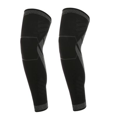 KOMBIUDA 2pcs Non-skid Knee Brace Pads Lightweight Breathable Support for Sports Daily Activities Ergonomic Design for Comfort Black