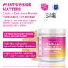 Pink Stork Protein Powder for Women, 20g Plant Based Protein Powder with Fiber + Superfoods, Gluten Free, Dairy Free, Sugar Free, Pregnancy Friendly, Vanilla Protein Shake - 15 Scoops view 2