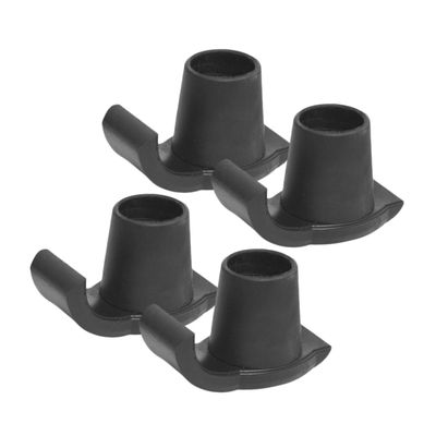 WOONEKY 4pcs Nonstick Walker Ski Glides Durable Anti-Skid Sliders for Walkers Lightweight and Easy to Install Practical Foot Pads for Enhanced Walking Safety