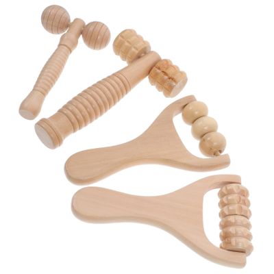 Ipetboom 4pcs Professional Neck Massager Tool Roller Shoulder Massager Compact Acupoint Home Accessory Reusable