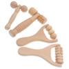 Ipetboom 4pcs Professional Neck Massager Tool Roller Shoulder Massager Compact Acupoint Home Accessory Reusable view 1