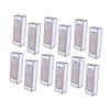 Mikinona 12pcs Wine Handbag Kraft Paper Bag Single Bottle Wine Carrier Christmas Bag Tote view 1