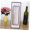 Mikinona 12pcs Wine Handbag Kraft Paper Bag Single Bottle Wine Carrier Christmas Bag Tote view 4