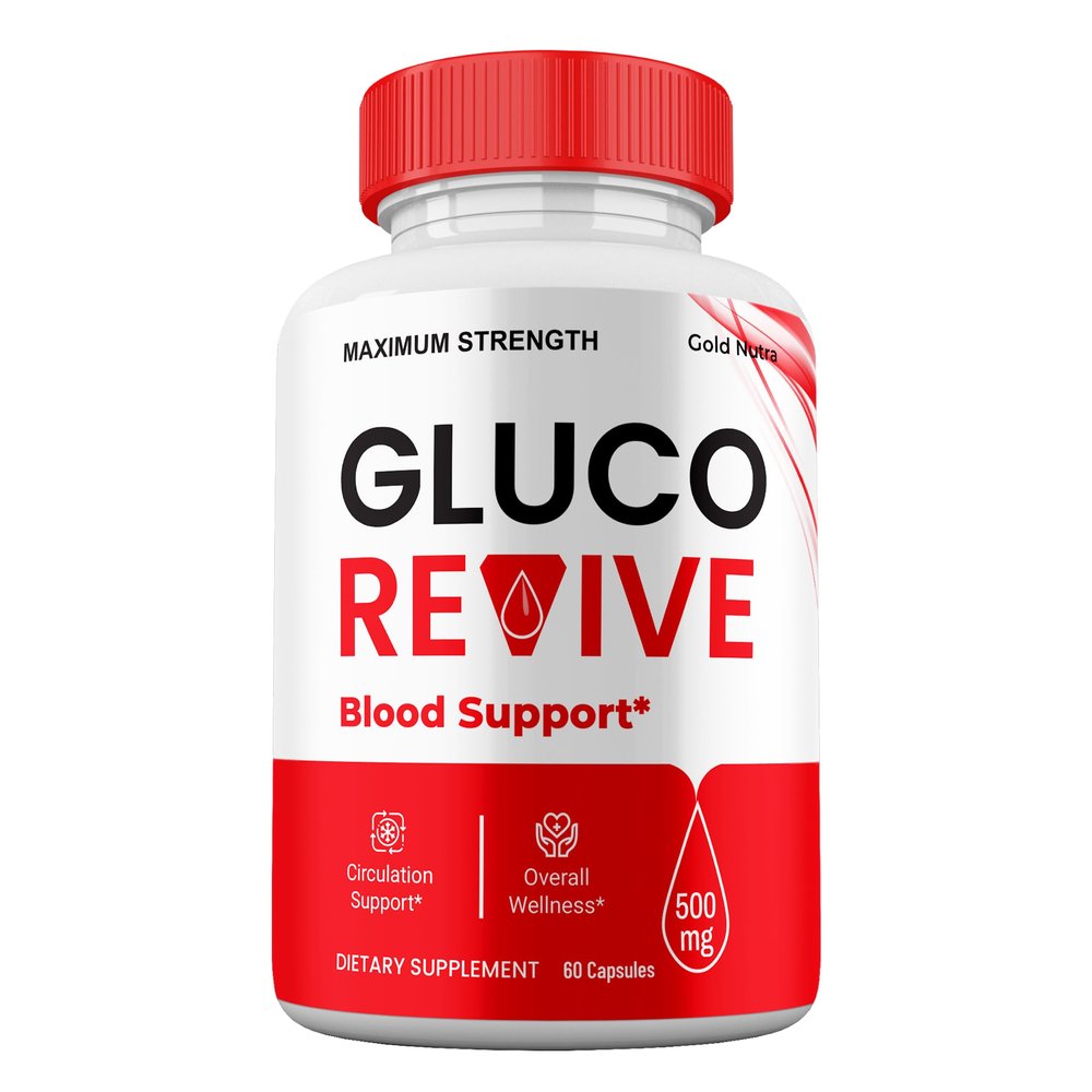 (1 Pack) GlucoRevive Capsules, GlucoRevive Supplement Pills, Advanced Formula All Natural Made in USA, 1 Month Supply
