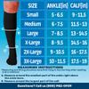 (3 Pairs) Sheer Compression Socks for Women 20-30mmHg - Womens Graduated Knee Highs Support Stockings for Circulation, Swelling, Varicose Veins - Black, Small - A406 view 4