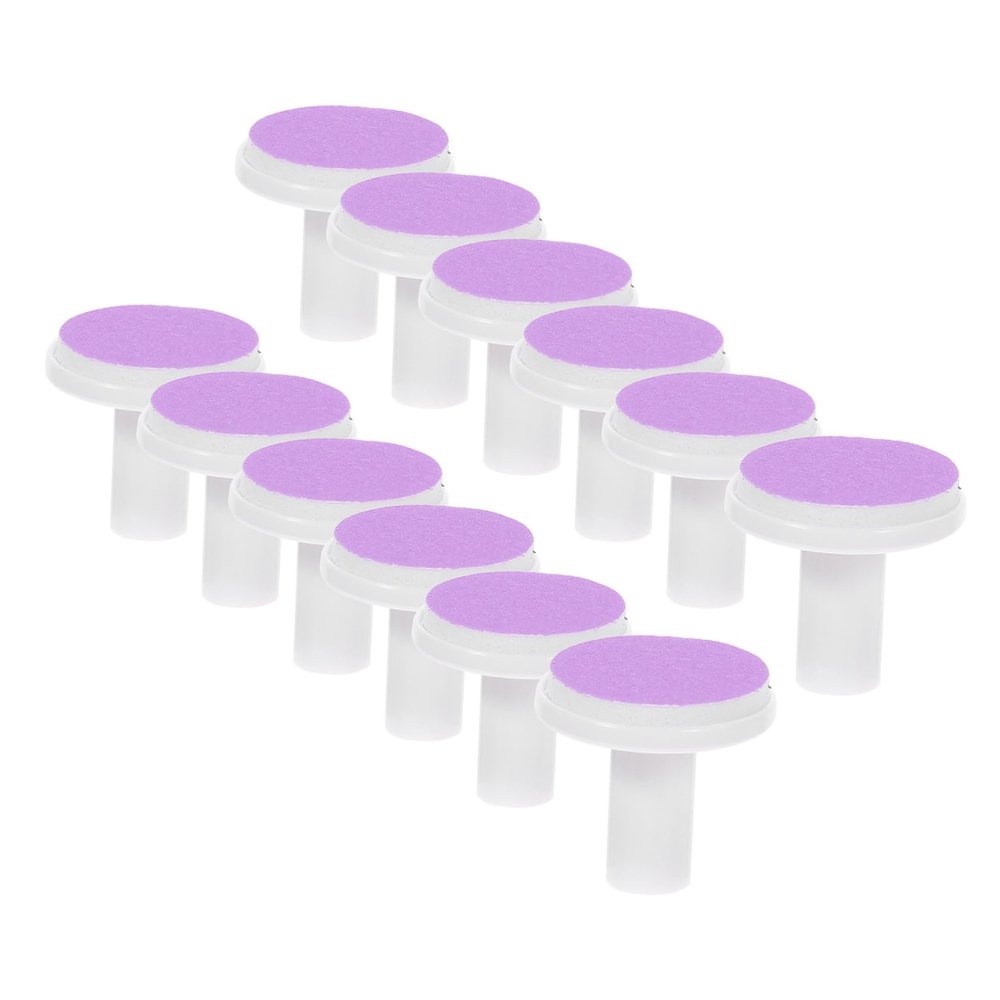 Beatifufu 12pcs Nail File Pads Replacement Heads for Toenails Nail Trimmer Accessories