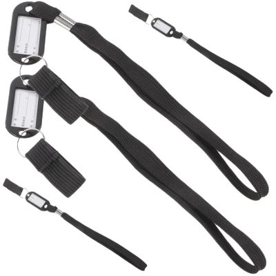 FOYTOKI 4pcs Ergonomic Walking Canes Wrist Strap Cane Lanyard Id Badge Holder Phone Lanyard for Seniors