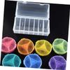 Ipetboom 21 Compartment Weekly Pill Organizer Medicine Dispenser Case for Travel Portable Storage Small Size Pillbox Holder (Rainbow) view 3