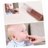 FRCOLOR 2pcs Finger Toothbrush Set Newborn Soft Head Teething Brush Oral Massager for Toddlers view 3