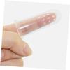 Baluue 2pcs Boy Girl Finger Toothbrush Oral Teething Brush for Cleaning Finger Toothbrush for Boy Girl Transparent Color view 3
