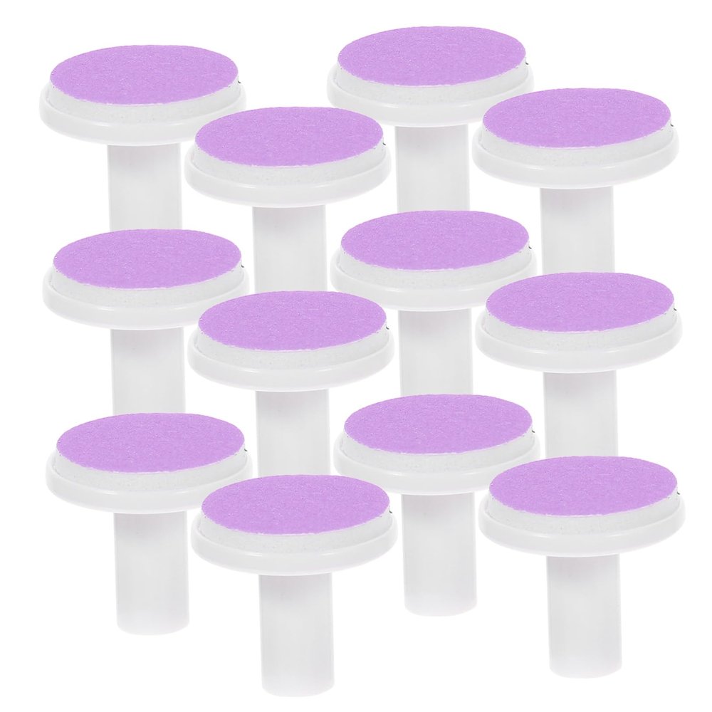 Gogogmee 12pcs Nail File Pads Nail Trimmer Replacement Pads for Cuticle Grinder Manicure Safe Easy for Boys and Girls