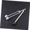 ibasenice Tuning Fork and Hammer Set Aluminum Tuning Forks Medical-grade Nerve Examination Set Lightweight Portable view 2