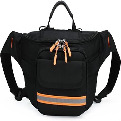 First Aid Fanny Pack Empty, Emergency Storage Bag,Compact Survival Medicine Bag or Home Health Traveling Car Camping Hiking(D)