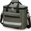 IOCCIOBB First Aid Bag Empty,Professional First Aid Kits Storage Bag, Empty First Responder Bag for Emergency Home Office(B) view 1