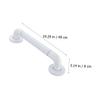Bathroom Safety Hand Rail White Stainless Steel ABS Grab Bar view 2