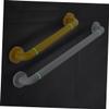 Bathroom Safety Hand Rail White Stainless Steel ABS Grab Bar view 4