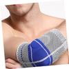 HAPINARY Single Compression Elbow Brace Breathable Arm Sleeve for Sports Fitness for Basketball Weightlifting and Running Grey view 2