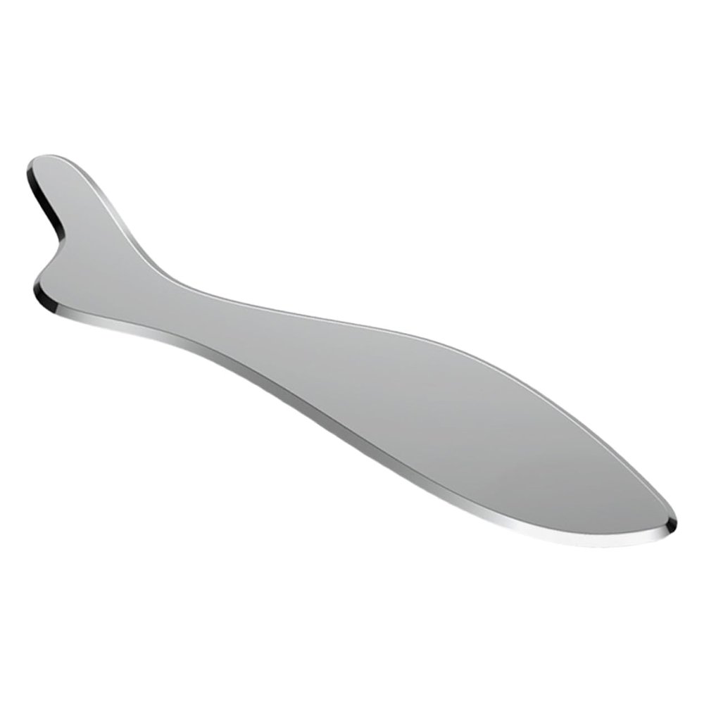 FOYTOKI Stainless Steel Gua Sha Board Portable Massage Scraper for Multi-Function Muscle Relaxation Tool for Daily Use