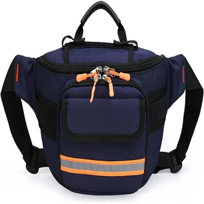 IOCCIOBB First Responder Bag Empty, Emergency Storage Bag Portable Medical Trauma Bag With Multiple Pockets For First Aid Kit(E)