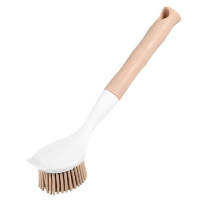 Alipis Handle Dish Scrub Brush for Non-Stick Cookware Cleaning Tool Hanging for Easy Storage for Household Dishwashing and Kitchen Use