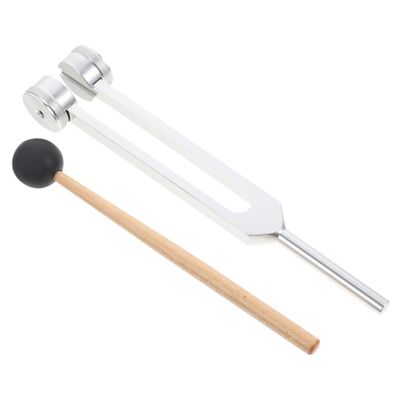 Abaodam 1set Ear Tuning Fork Hammer Aluminum Alloy Clinical Fork for Sound Healing and Ear Cleaning Tuner Tool for Relaxation