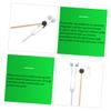 Abaodam 1set Ear Tuning Fork Hammer Aluminum Alloy Clinical Fork for Sound Healing and Ear Cleaning Tuner Tool for Relaxation view 3