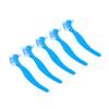 NULYLU 5pcs Denture Toothbrushes Portable Dual Head Brush Non-Slip Handles Bulk Toothbrush Pack Teeth Cleaning view 1