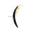 Healvian Ox Horn Massage Brush Comb Body Massager Face Massage Tools Relaxing Scalp and Hair Care Lightweight view 2
