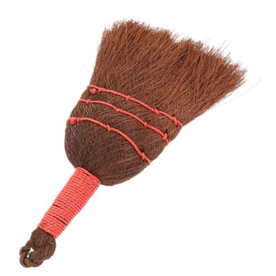ORFOFE Ergonomic Handle Palm Fiber Car Cleaning Brush Scrubber Window Blind Cleaner