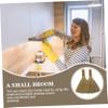 Gogogmee Household Broom Small Cleaning Broom for Desk Lightweight and Portable view 2