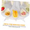 FOYTOKI 100 Wooden Ice Cones Food Tasting Cones Disposable Dessert Holders Party Supplies Catering view 3