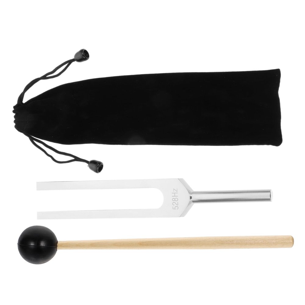 WESIEVYA Aluminum Alloy Tuning Fork Set for Healing Therapy Chakra Balancing Musical Instrument Accessory Guitar Tuner