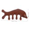 NULYLU Sandalwood Scalp Massager Brush Gua Sha Massage Tool for Men Facial Massage view 2