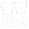 IWOWHERO Thickened Plastic 30ml Disposable Tasting Cups Snack Cups for Ice Cream Coffee Smoothies for Commercial Events view 1
