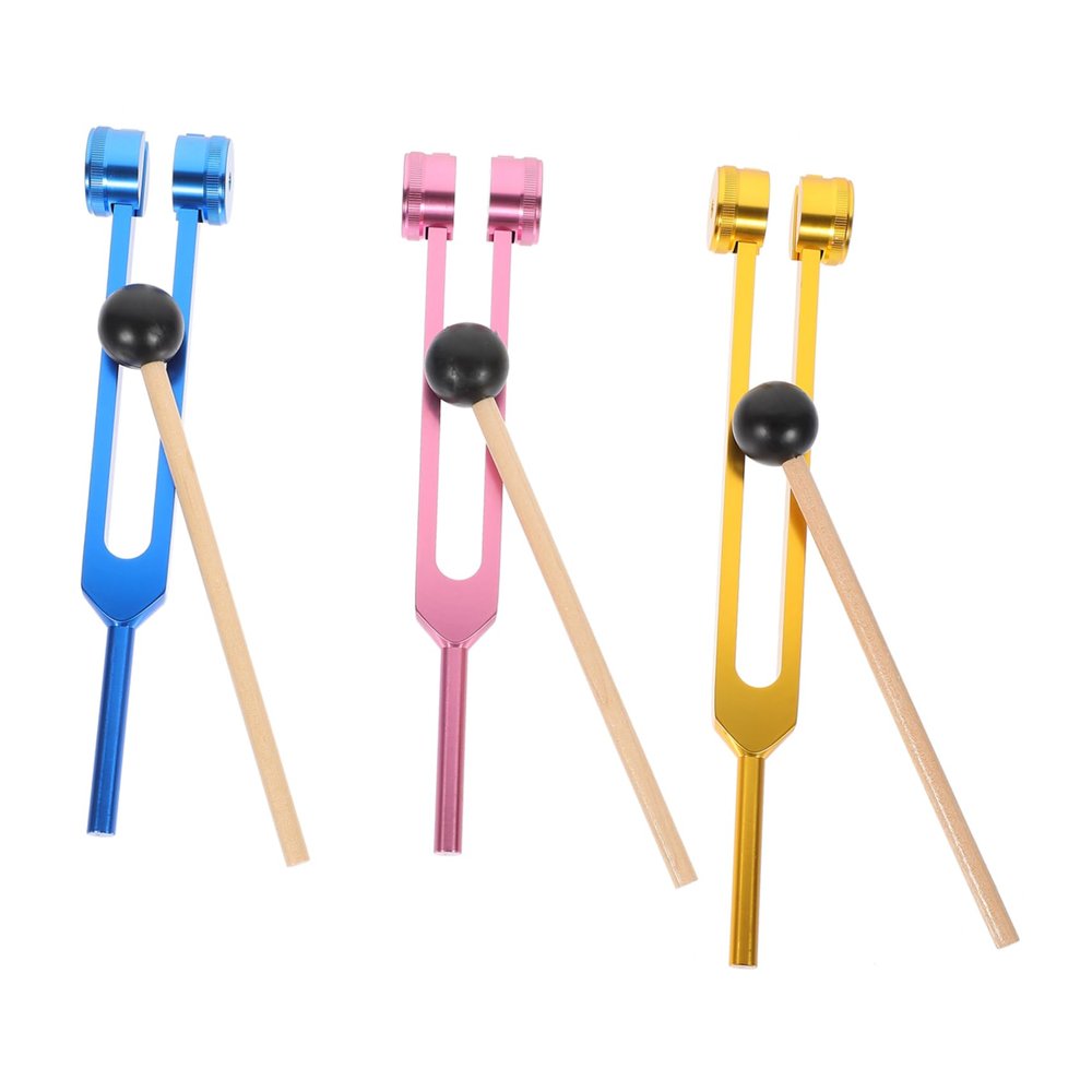 GLSTOY Set 128hz Ear Tool Kit Sensory Tuning Forks for Healing Massage Physiotherapeutic Tool