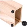 TOGEVAL 1set Tuning Fork Wooden Resonator Box Mallet for Healing Meditation and Yoga Lightweight Resonance Box Sound Quality view 3